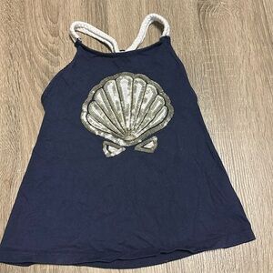 Rachel Zoe girls seashell cruise beach tank